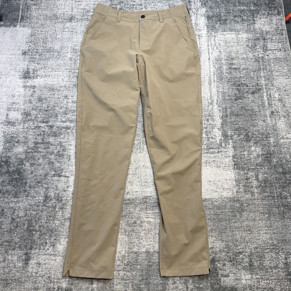 Nomatic Outset Pants Mens 32x34 (32x31) Beige Classic Fit Stretch Tech Travel